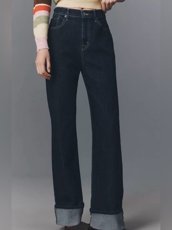 Anthropologie Denim - Anthropologie MOD/AM Classic Straight-Leg Women's Jeans in Dark Indigo Size 27